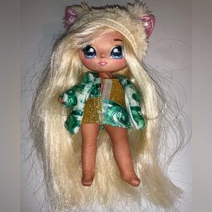 Na na na surprise blonde mega fashion doll money outfit 7”